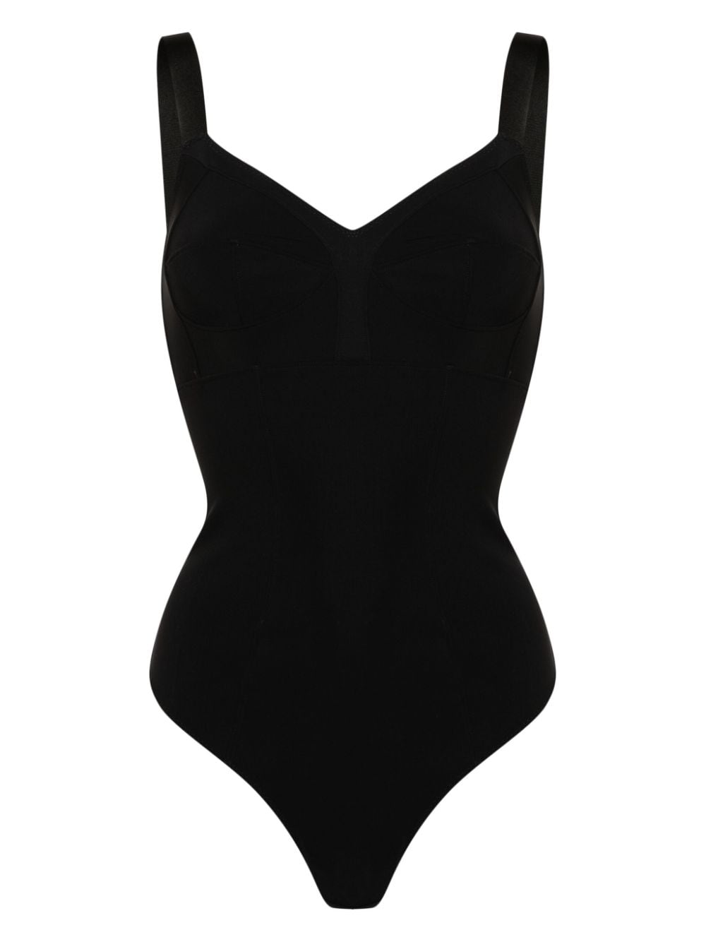 Murmur Sculpt panelled bodysuit - Black von Murmur