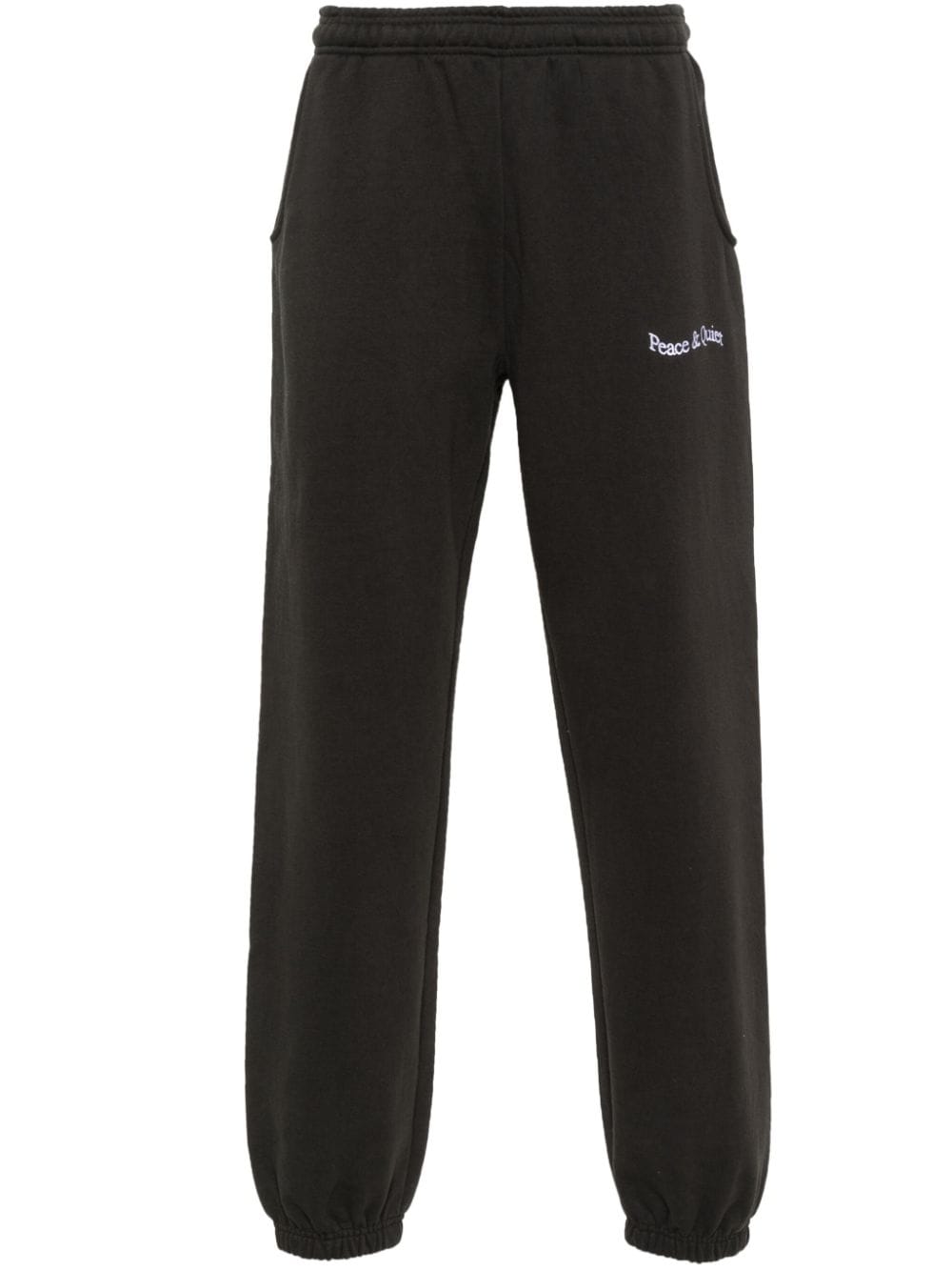 Museum Of Peace & Quiet Wordmark cotton track pants - Black von Museum Of Peace & Quiet