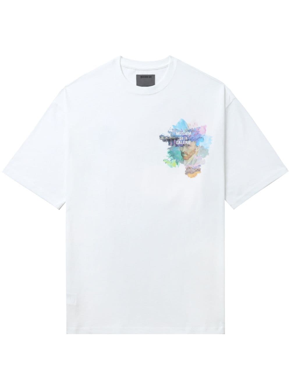 Musium Div. Van Gogh-print cotton T-shirt - White von Musium Div.