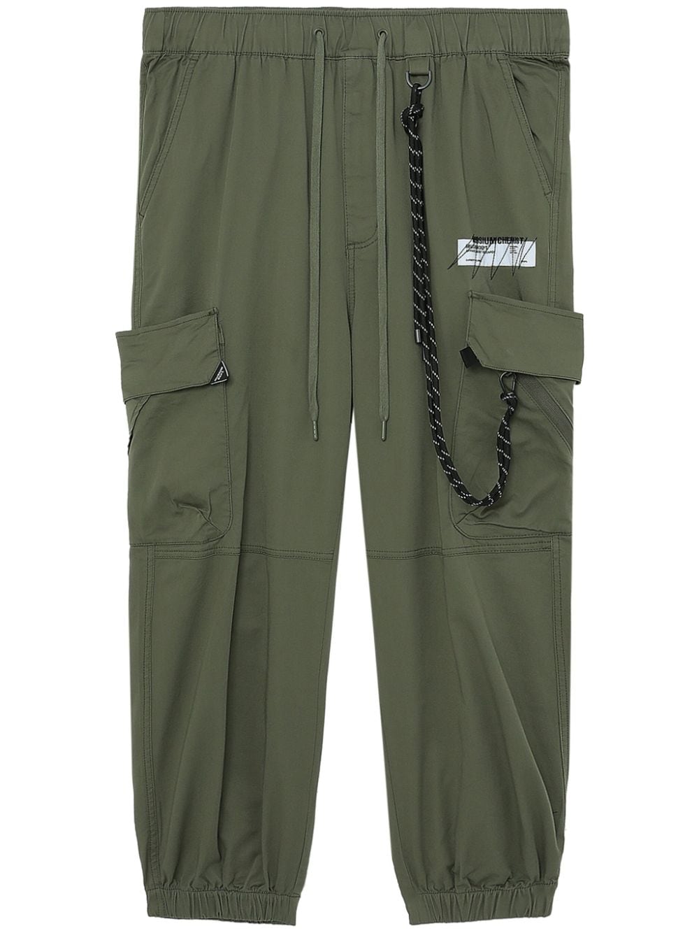 Musium Div. elasticated-waist cargo trousers - Green von Musium Div.