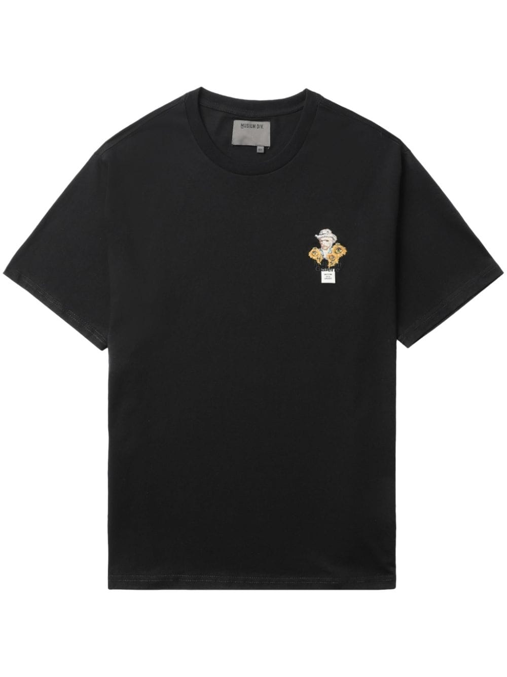 Musium Div. graphic-print cotton T-shirt - Black von Musium Div.