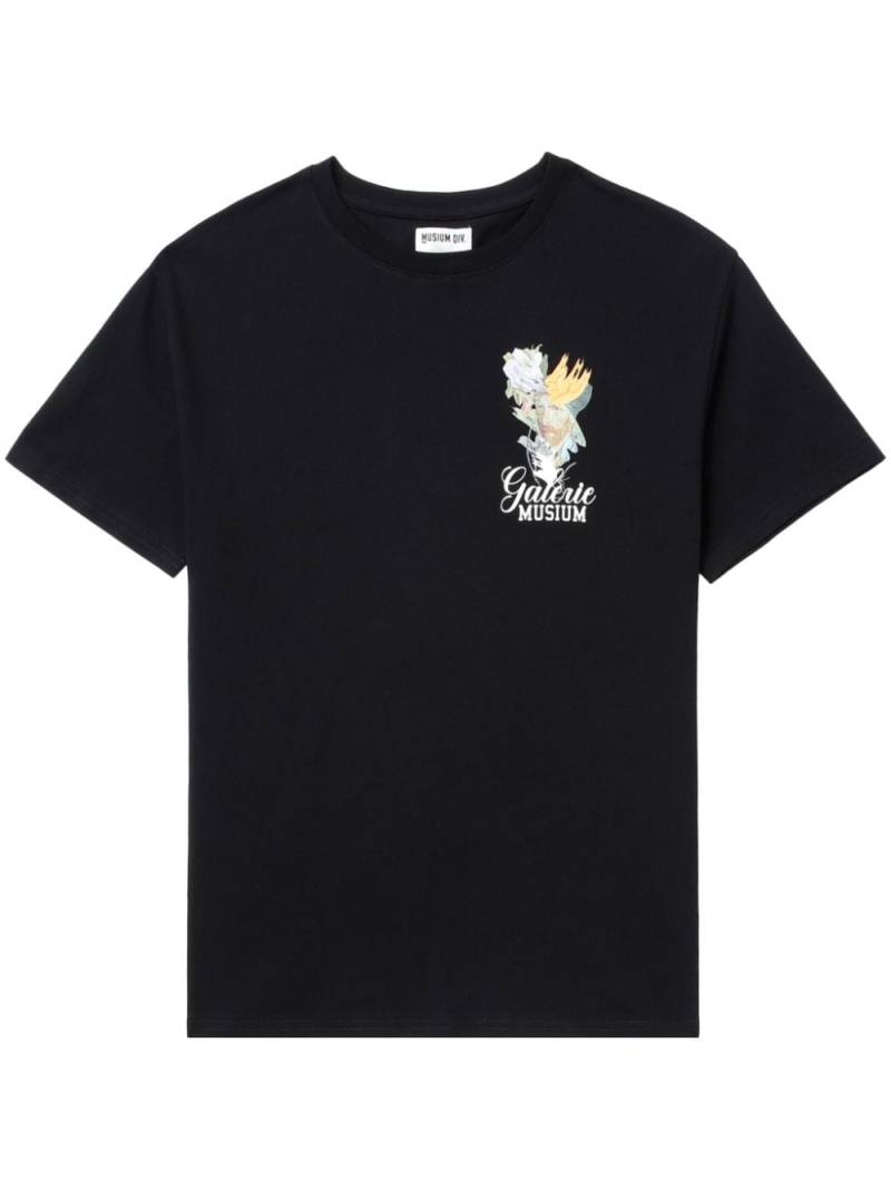 Musium Div. graphic-print cotton T-shirt - Black von Musium Div.