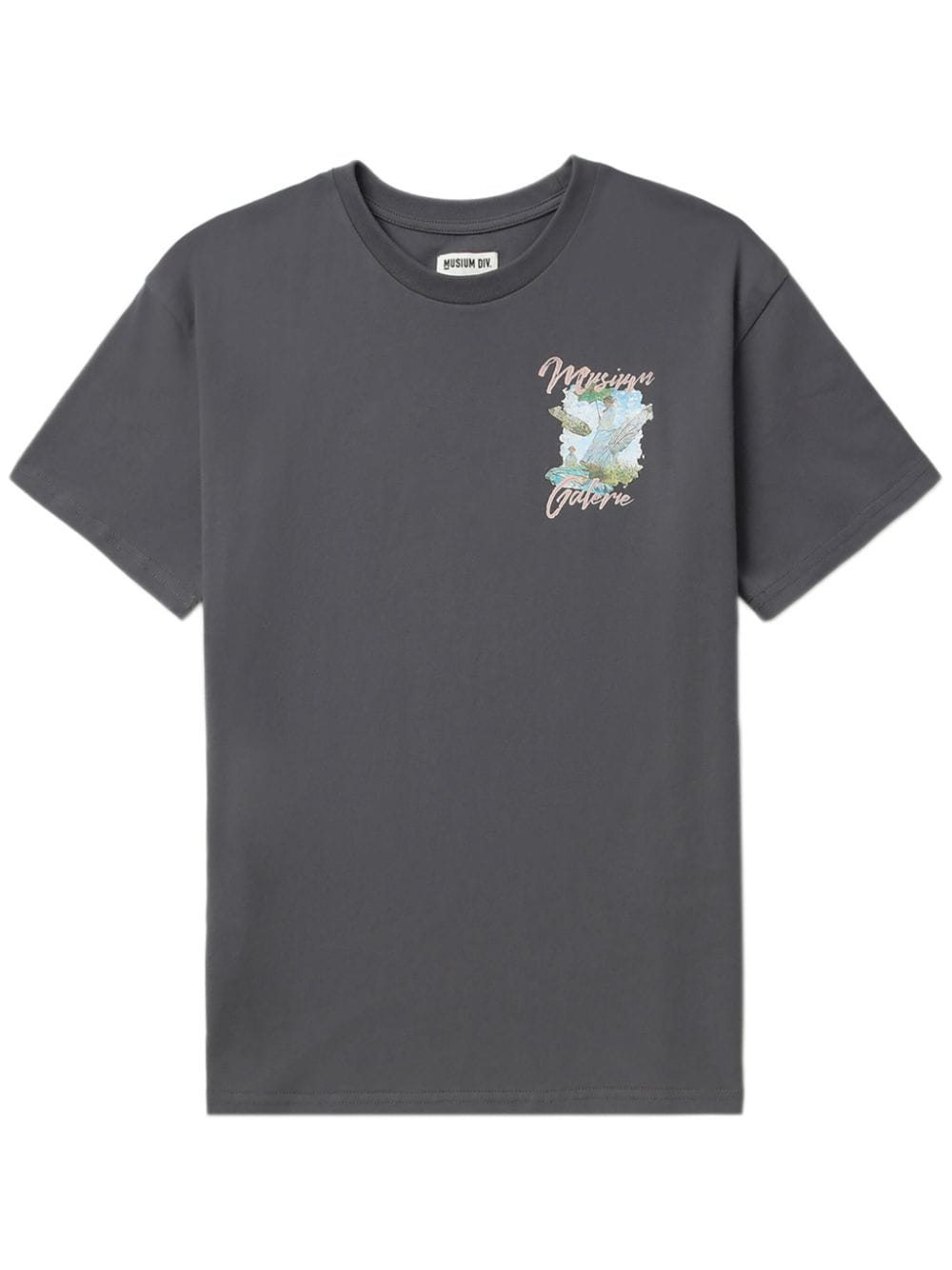 Musium Div. graphic-print cotton T-shirt - Grey von Musium Div.