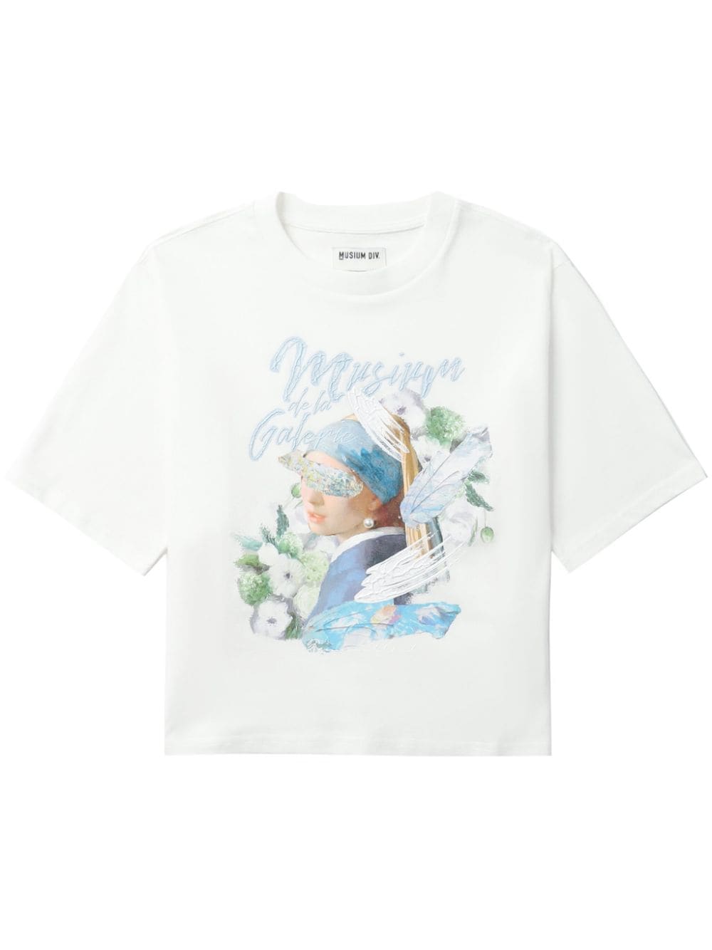 Musium Div. graphic-print cotton T-shirt - White von Musium Div.