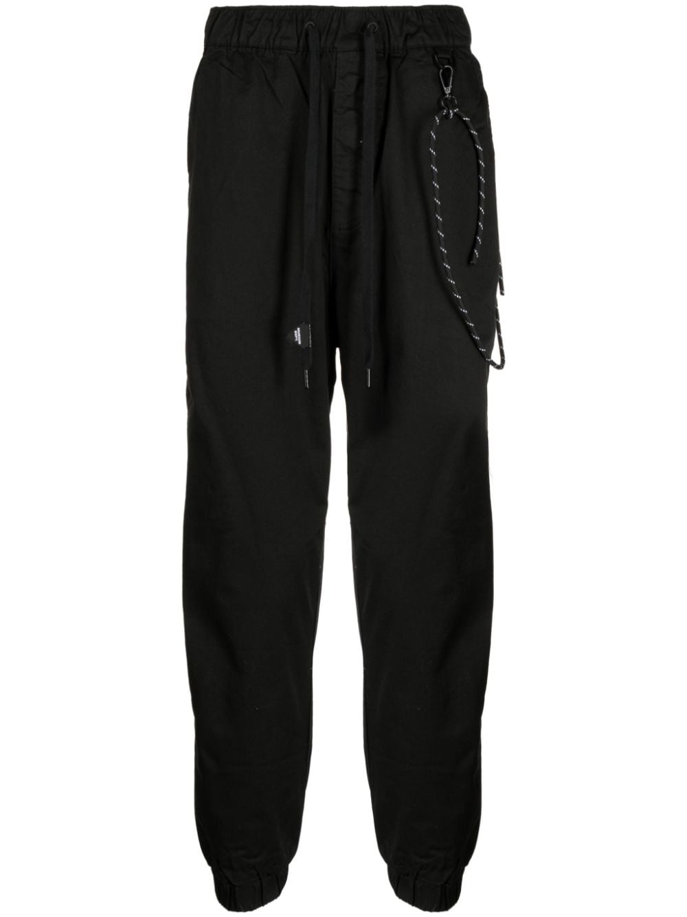 Musium Div. logo-patch track pants - Black von Musium Div.