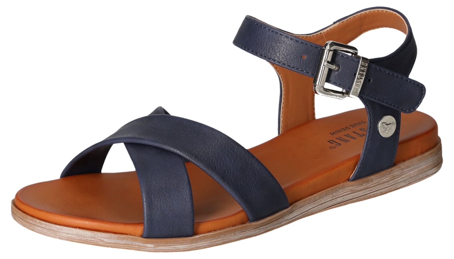 Mustang Shoes Sandale, Sommerschuh, Sandalette, Riemchensandale, mit breiten Riemen von Mustang Shoes