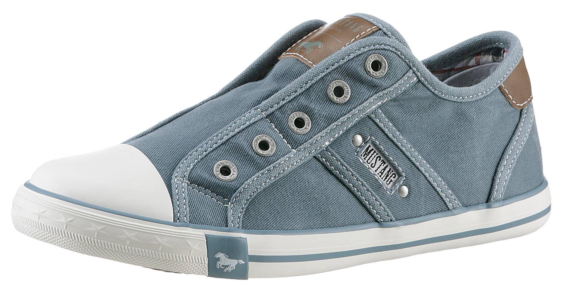 Mustang Shoes Slip-On Sneaker, Slipper, Sommerschuh, Freizeitschuh mit praktischem Gummizug Mustang Shoes Slip-On Sneaker, Slipper, Sommerschuh, Freizeitschuh mit praktischem Gummizug von Mustang Shoes