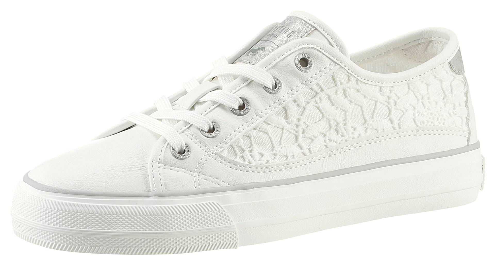 Mustang Shoes Sneaker, Freizeitschuh, Halbschuh, Schnürschuh mit seitlichem Häkel-Einsatz Mustang Shoes Sneaker, Freizeitschuh, Halbschuh, Schnürschuh mit seitlichem Häkel-Einsatz von Mustang Shoes