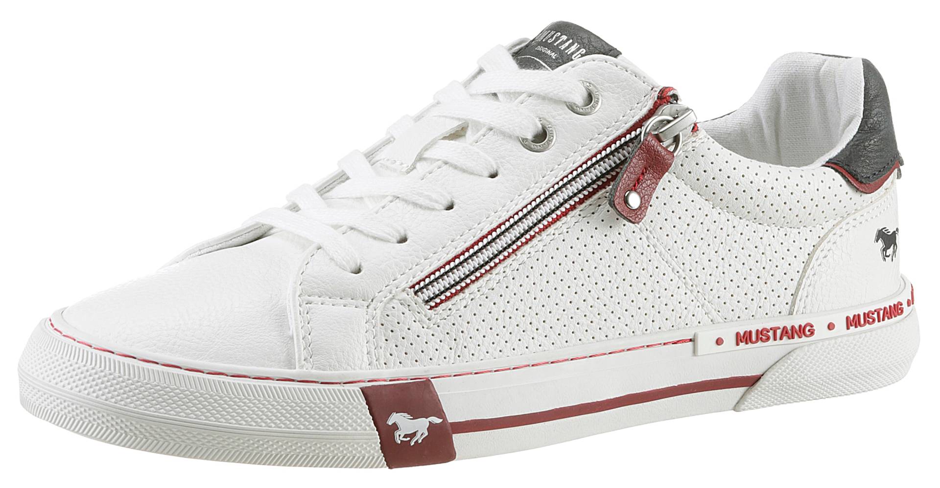 Mustang Shoes Sneaker, weicher Schaftrandpolsterung, Freizeitschuh, Halbschuh, Schnürschuh von Mustang Shoes