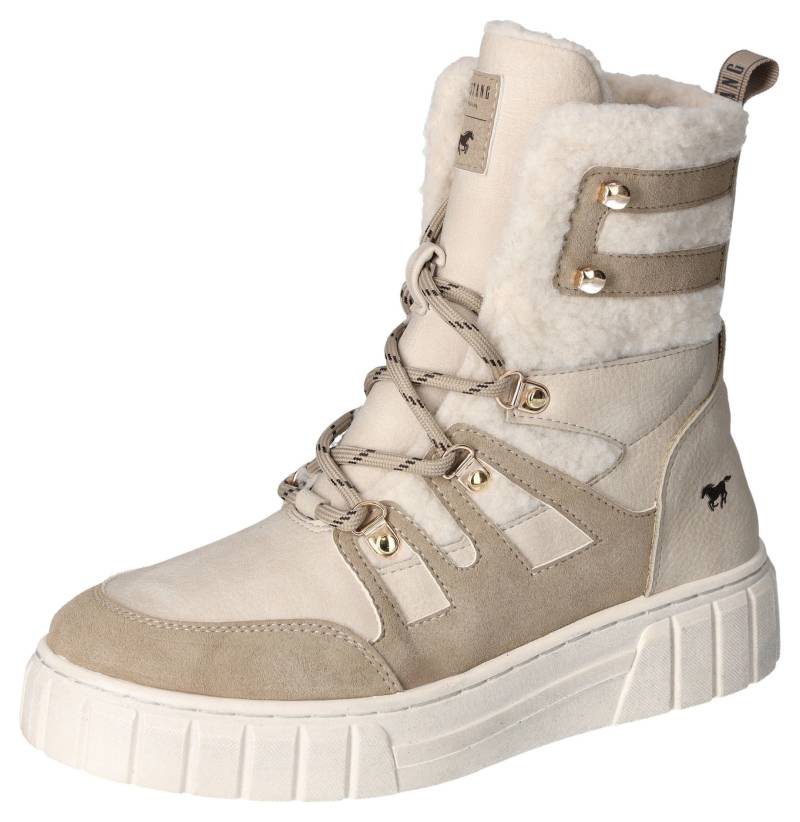 Mustang Shoes Winterboots, Schnürboots, Plateauboots, Snowboots mit Anziehlasche von Mustang Shoes