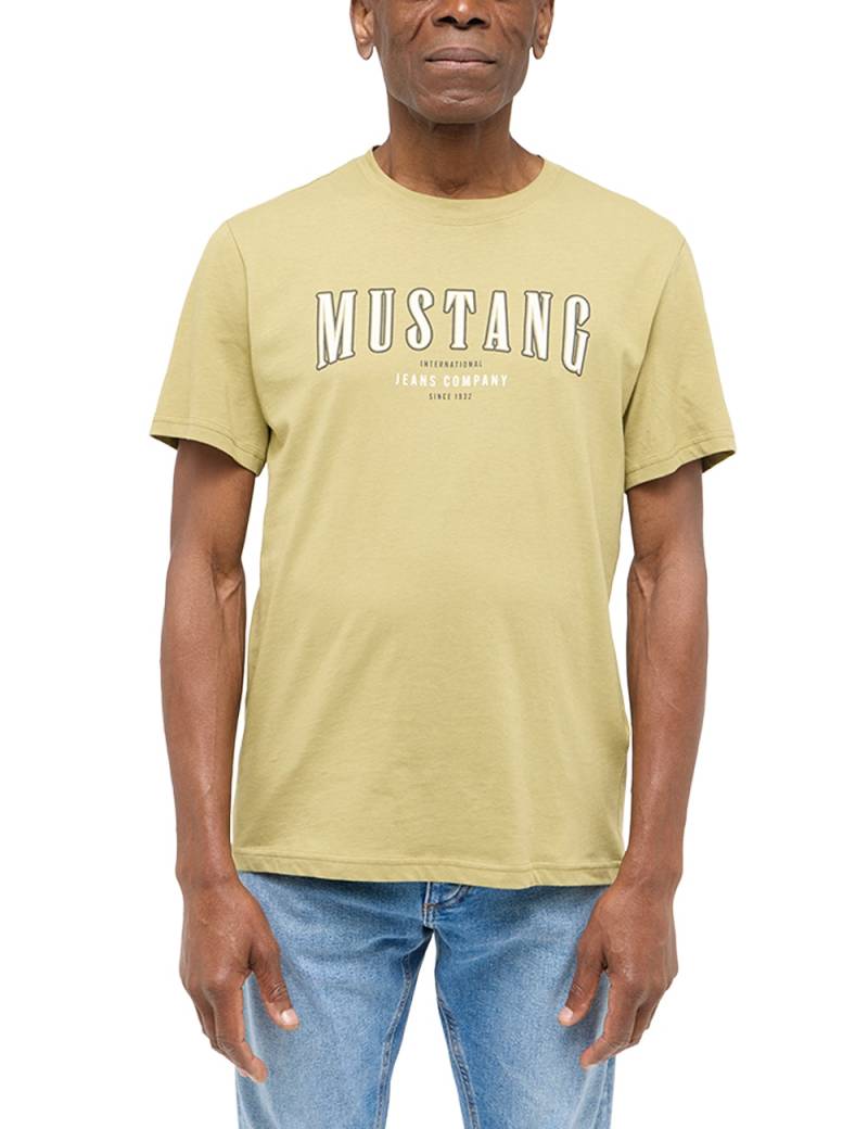 MUSTANG Kurzarmshirt »Style Austin«, mit Logo-Print von Mustang
