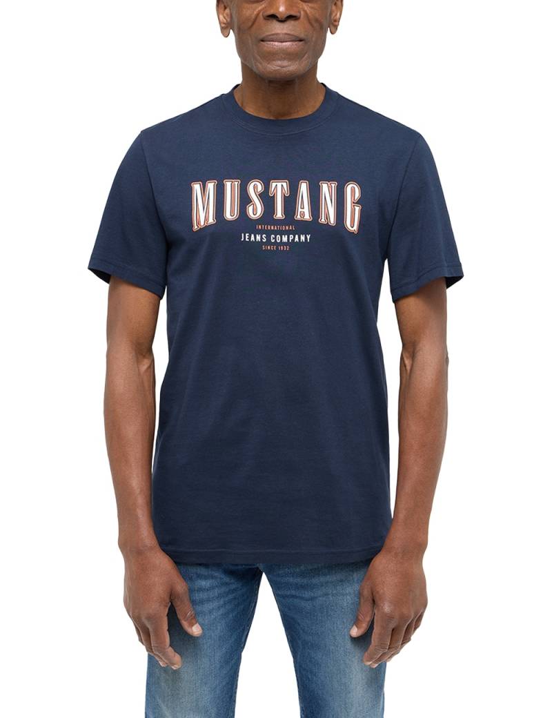 MUSTANG Kurzarmshirt »Style Austin«, mit Logo-Print von Mustang