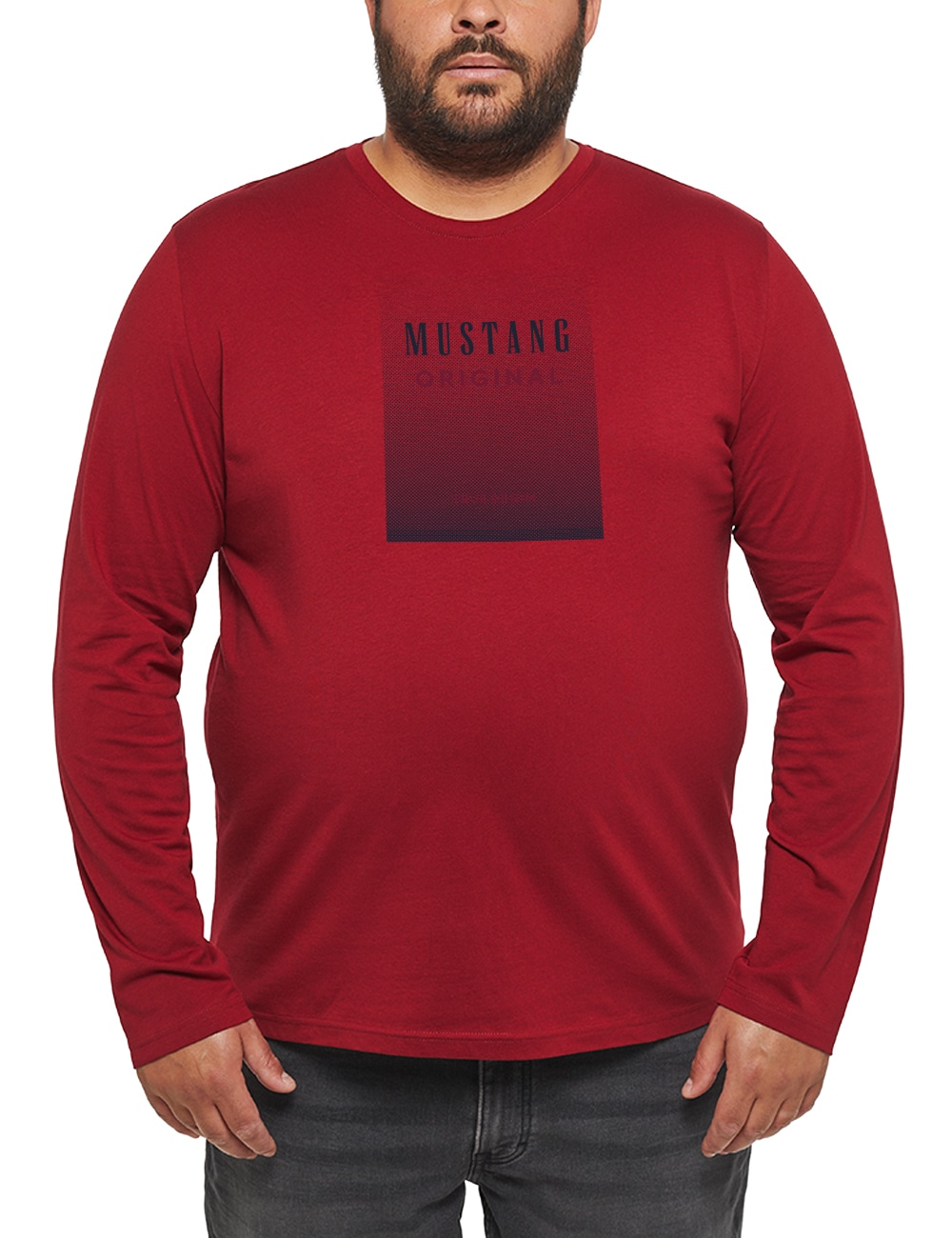 MUSTANG Langarmshirt »Style Adrian C Print« von Mustang