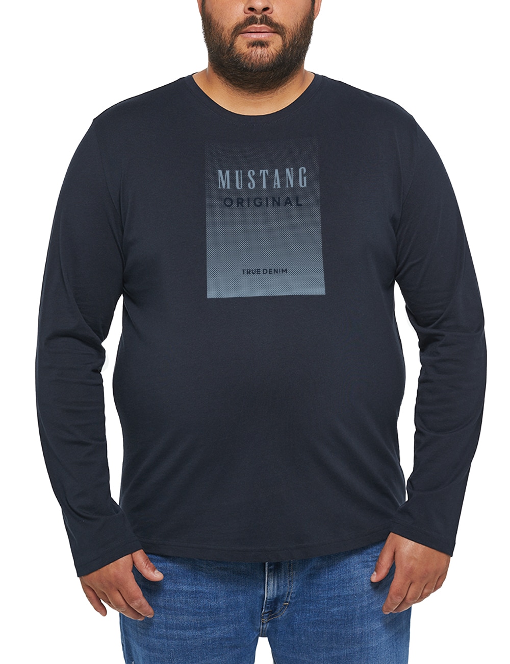 MUSTANG Langarmshirt »Style Adrian C Print« von Mustang