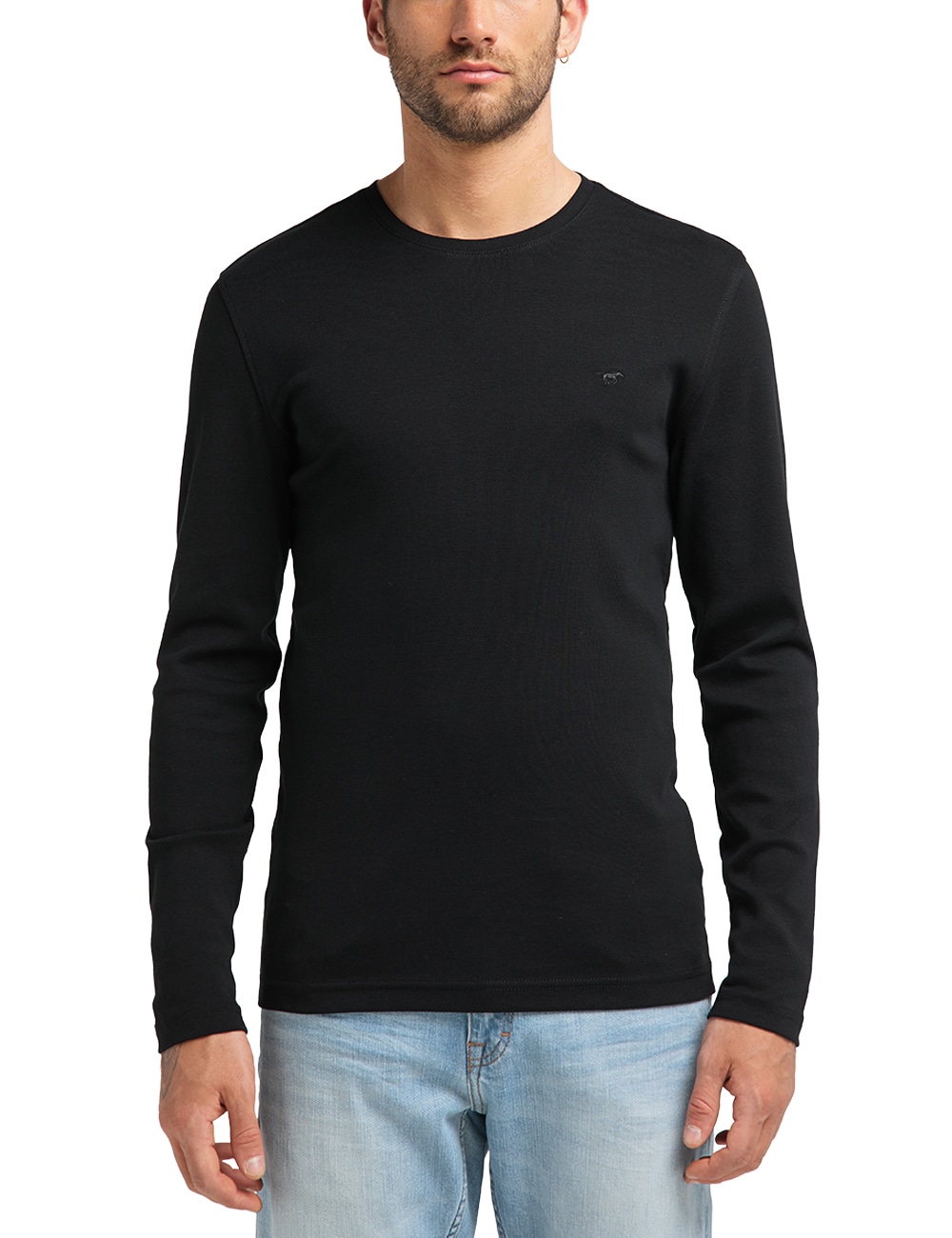 MUSTANG Langarmshirt »Style Anton B Basic« von Mustang