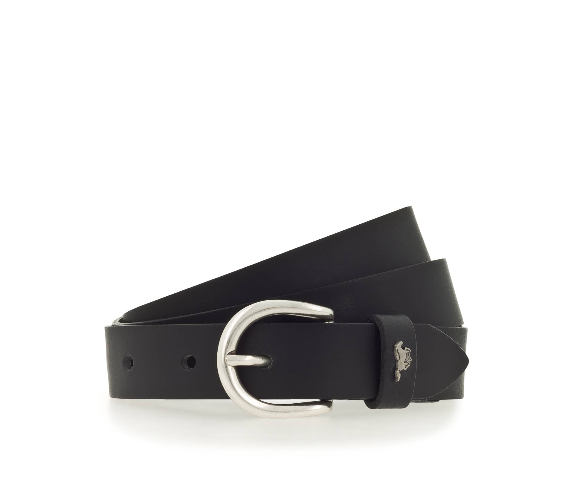 MUSTANG Ledergürtel, Pull-Up-Leder mit Vintagecharakter, in schmaler Form, 2,5 cm von Mustang