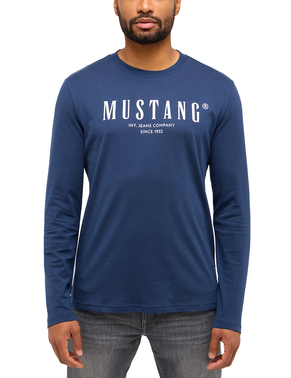 MUSTANG Longpullover »Style Asheville« von Mustang