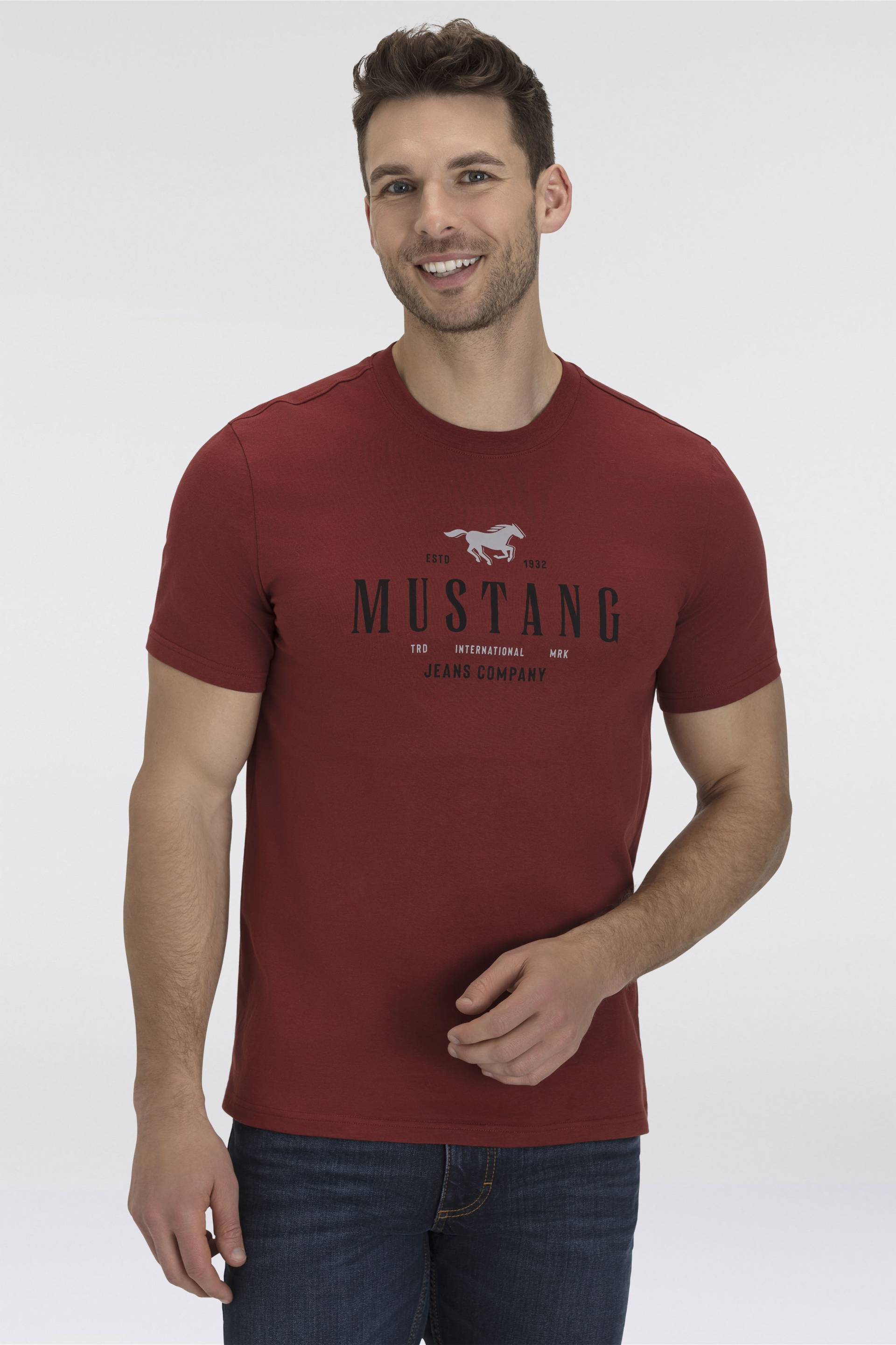 MUSTANG T-Shirt »Style Alex C Print« von Mustang