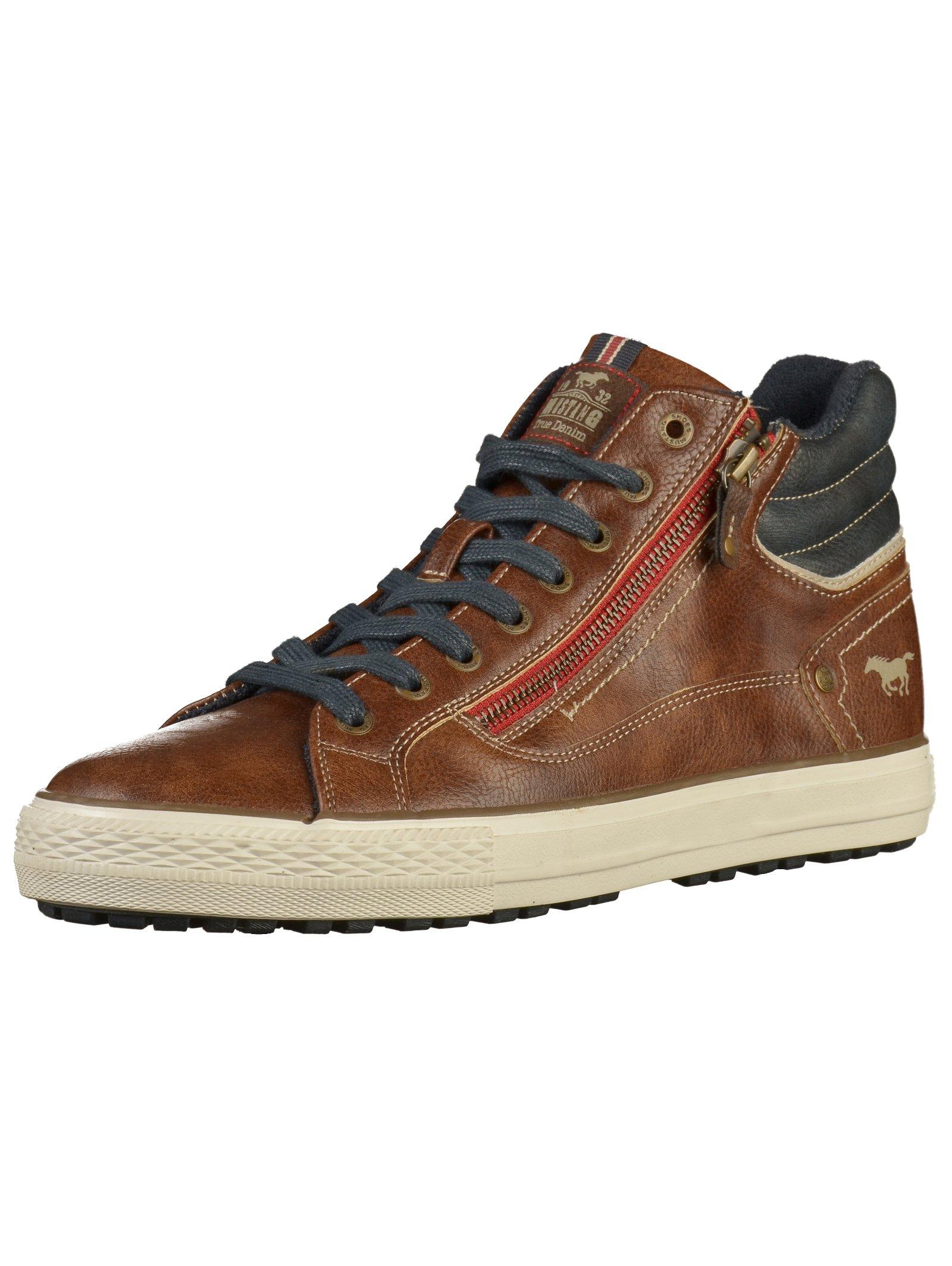 Sneaker 4129-502 Herren Braun 44 von Mustang