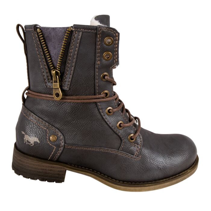 Mustang Damen Schnürstiefel graphit, 41 von Mustang