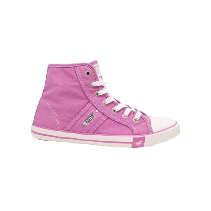 Mustang Mid Cut Sneaker pink, 36 von Mustang