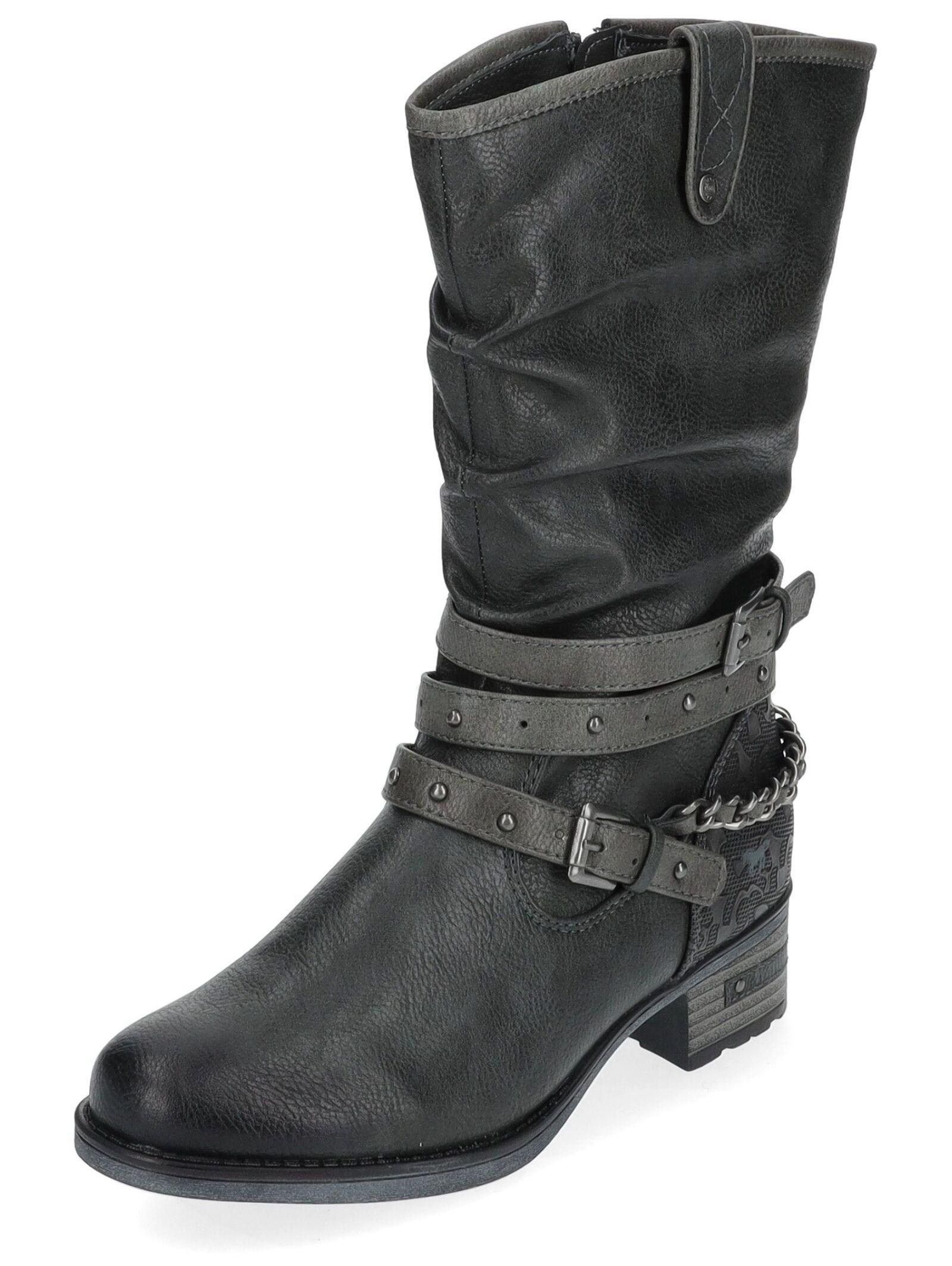 Stiefel 1229-605 Damen Taubengrau 40 von Mustang