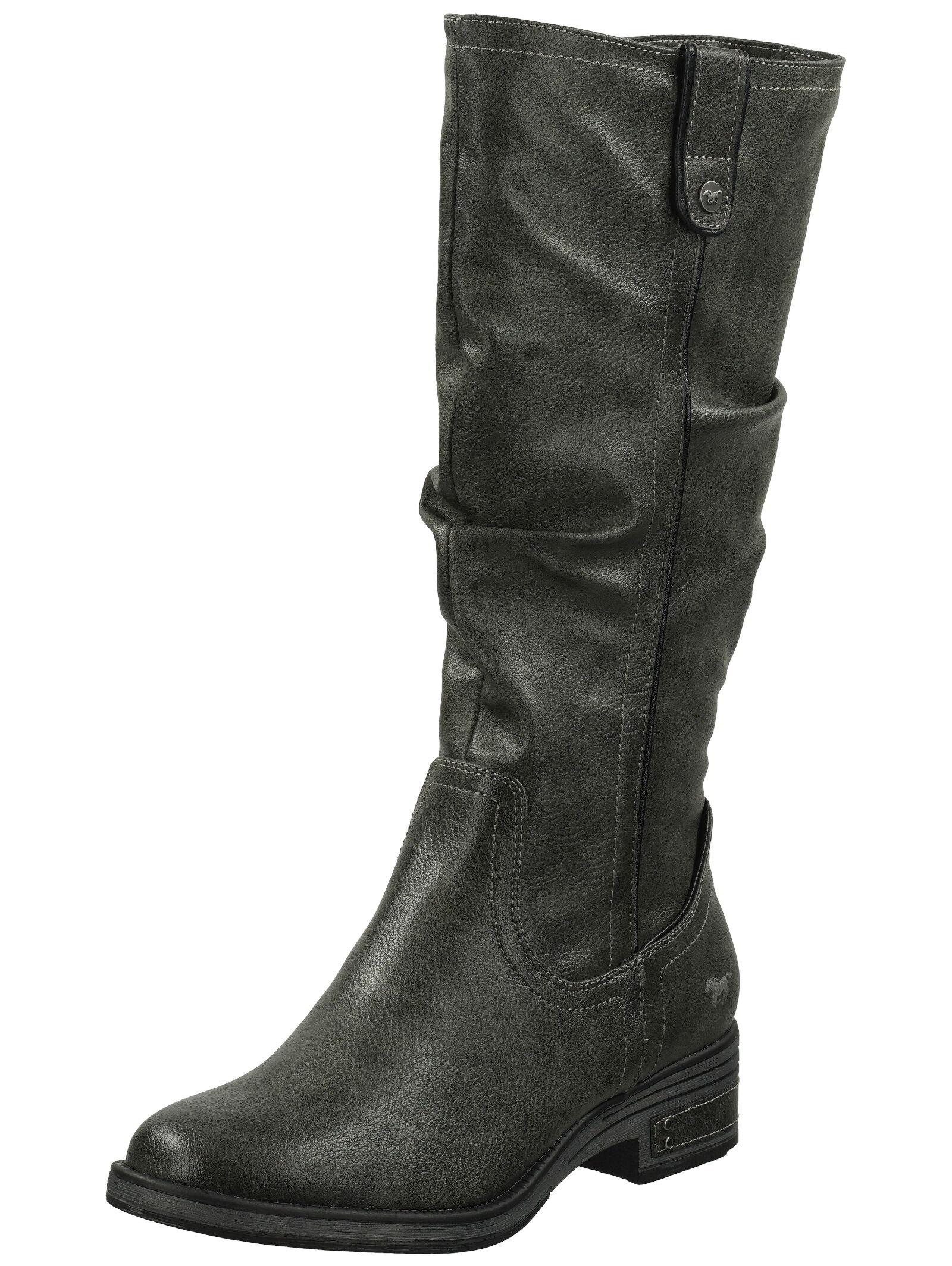 Stiefel 1293-602 Damen Taubengrau 38 von Mustang