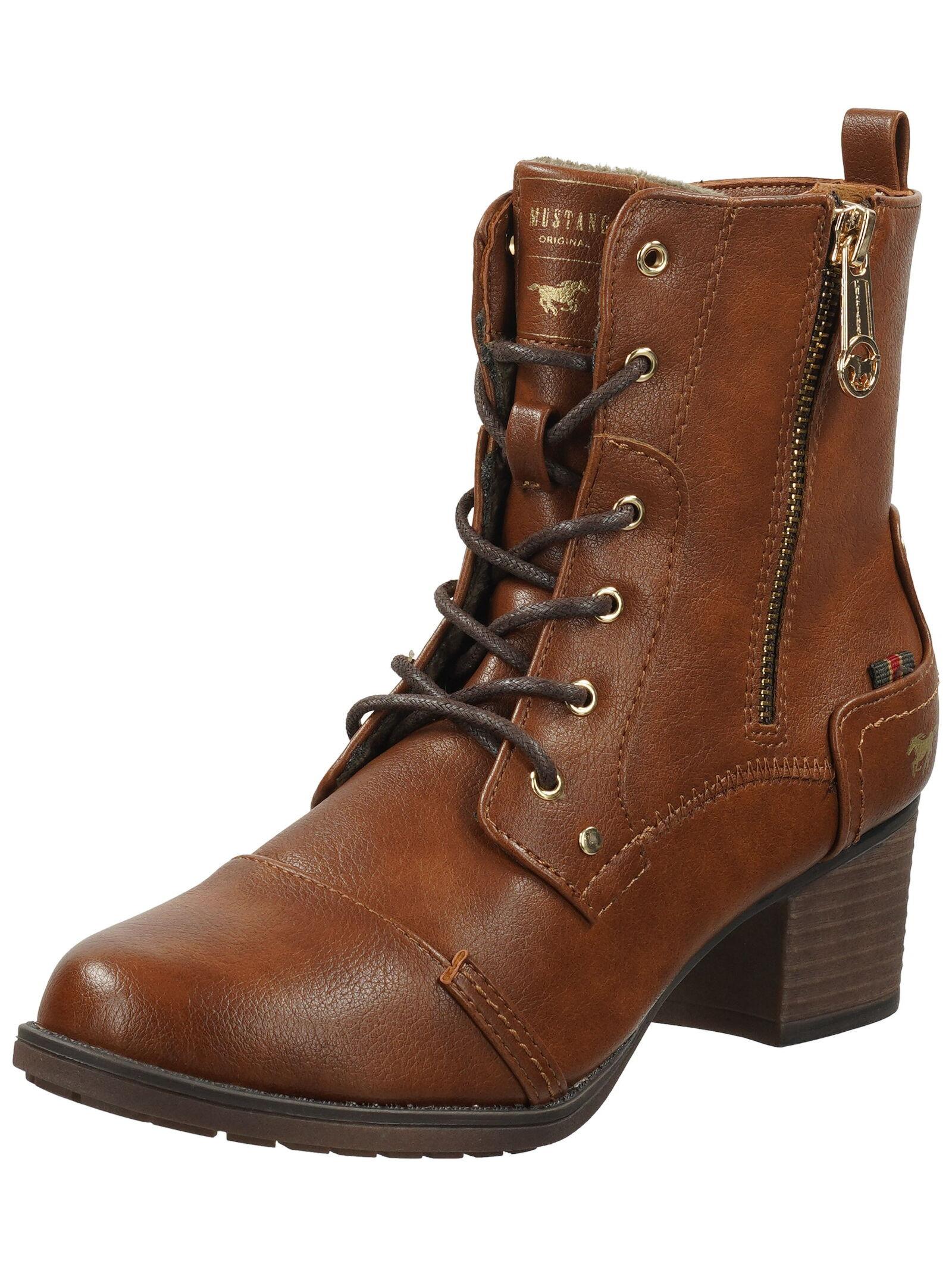 Stiefelette 1197-512 Damen Cognac 36 von Mustang