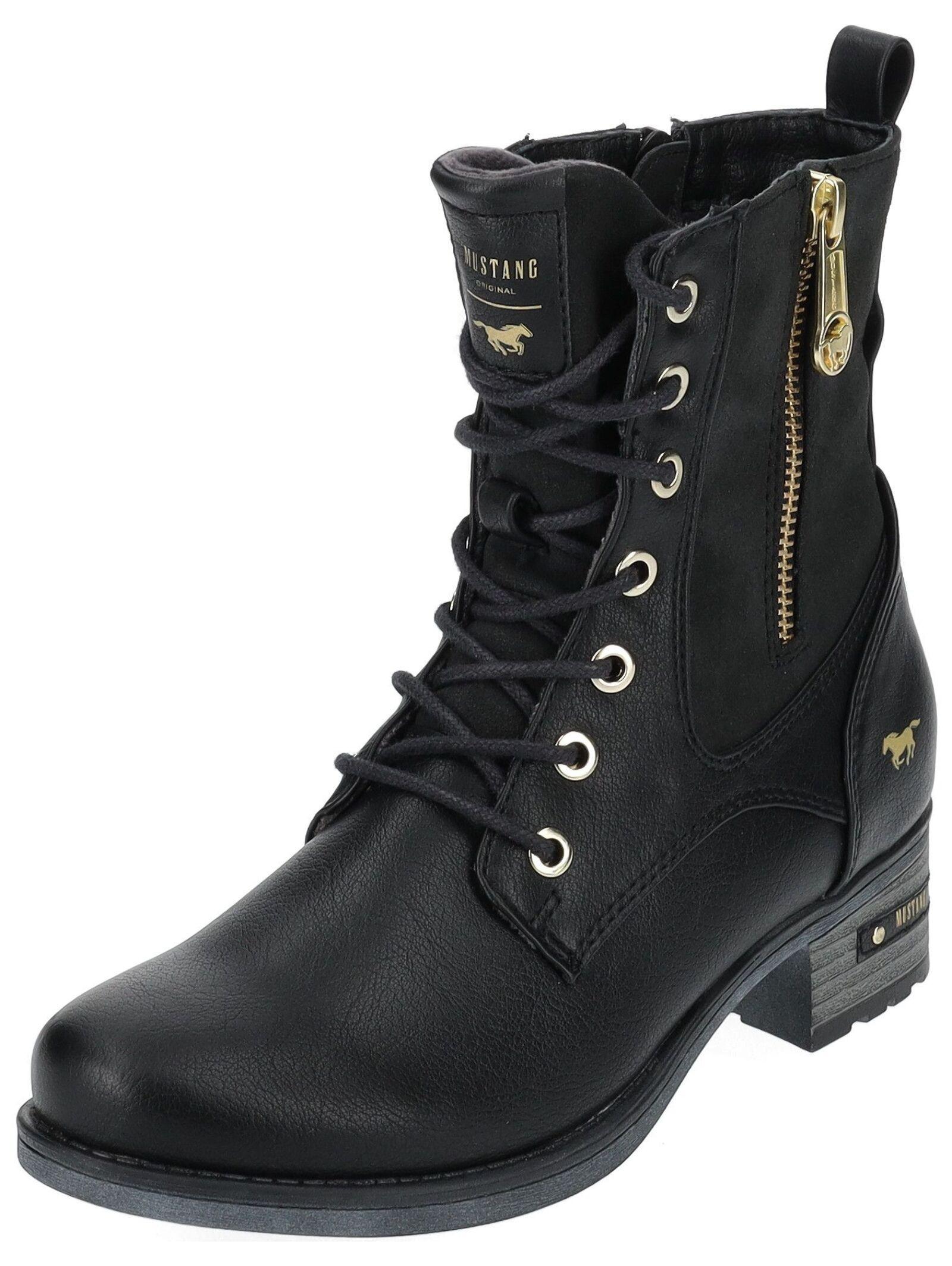 Stiefelette 1229-520 Damen Schwarz 36 von Mustang