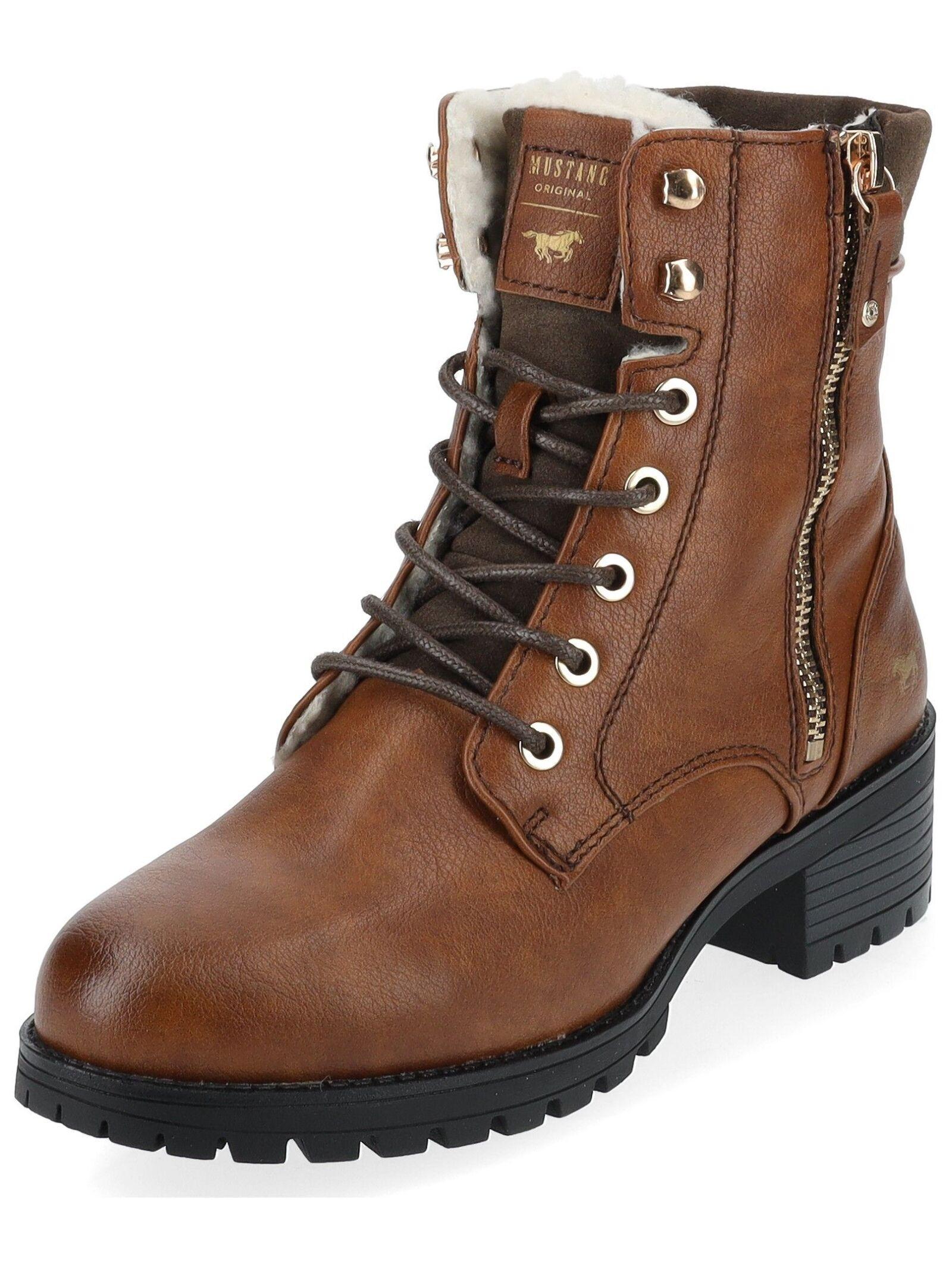 Stiefelette 1435-603 Damen Cognac 37 von Mustang