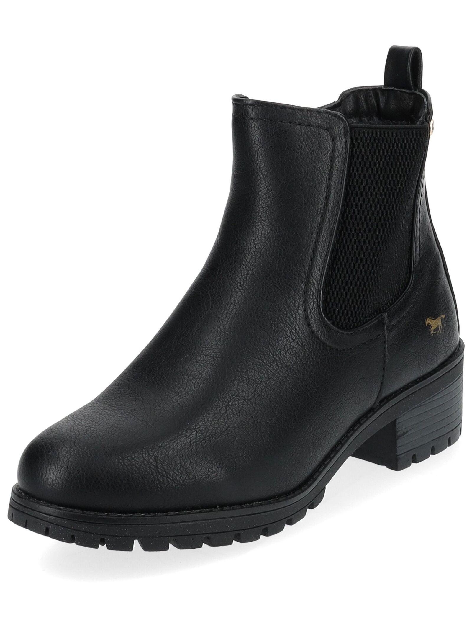 Stiefelette 1435-604 Damen Schwarz 36 von Mustang