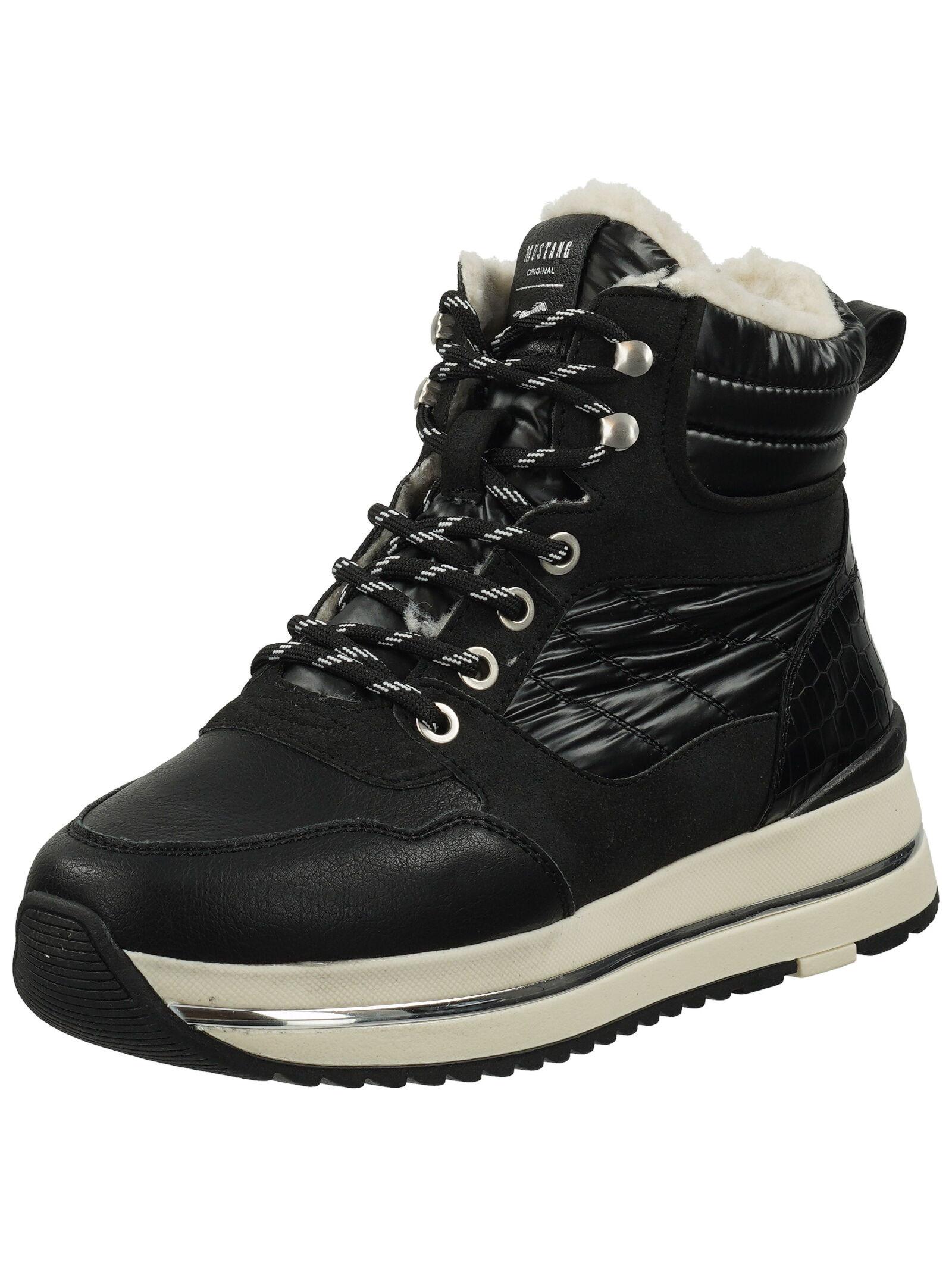 Stiefelette 1480-602 Damen Schwarz 40 von Mustang