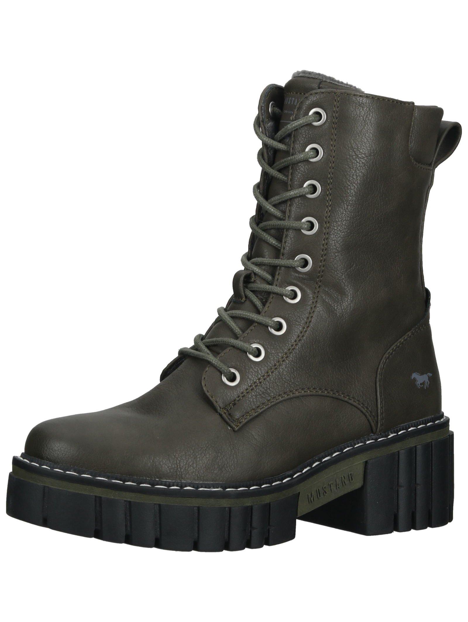 Stiefelette Damen Olivegrün 37 von Mustang