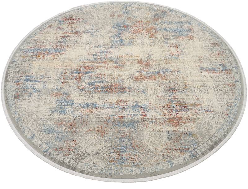 Musterring Teppich »APOLLO«, rund, 8 mm Höhe, exclusive MUSTERRING DELUXE COLLECTION hochwertig gekettelt Fransen von Musterring