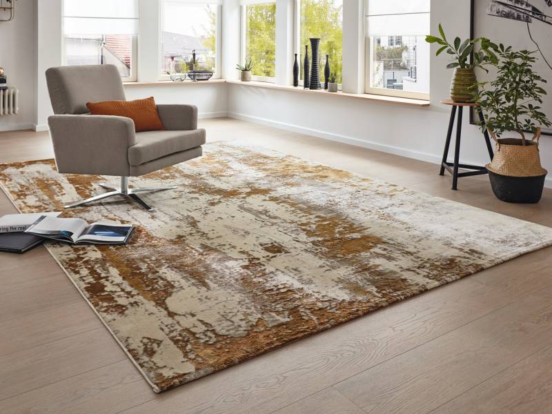 Musterring Teppich »WAVE ARTE«, rechteckig, 9 mm Höhe, exlcusive MUSTERRING DELUXE COLLECTION kuscheliges Microfaser Garn von Musterring