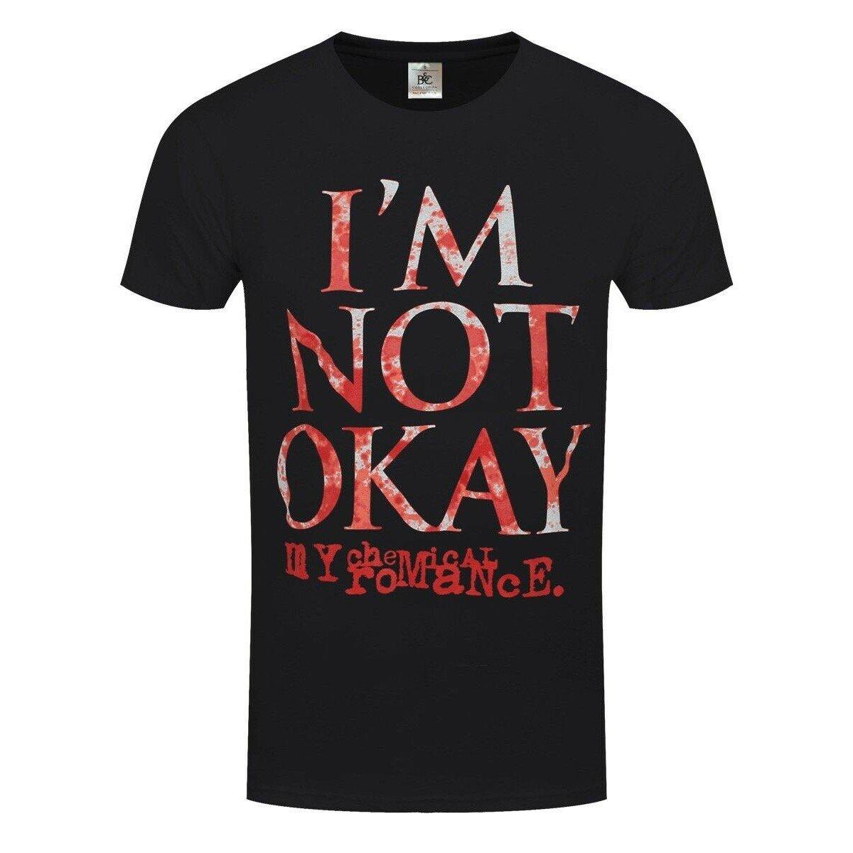 I'm Not Okay Tshirt Damen Schwarz XL von My Chemical Romance