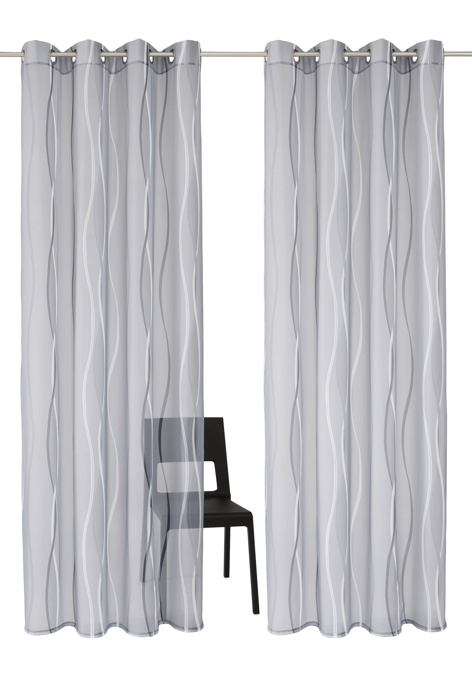 my home Gardine »Dimona«, (2 St.), 2er-Set, transparent, Voile, Polyester my home Gardine »Dimona«, (2 St.), 2er-Set, transparent, Voile, Polyester von My Home