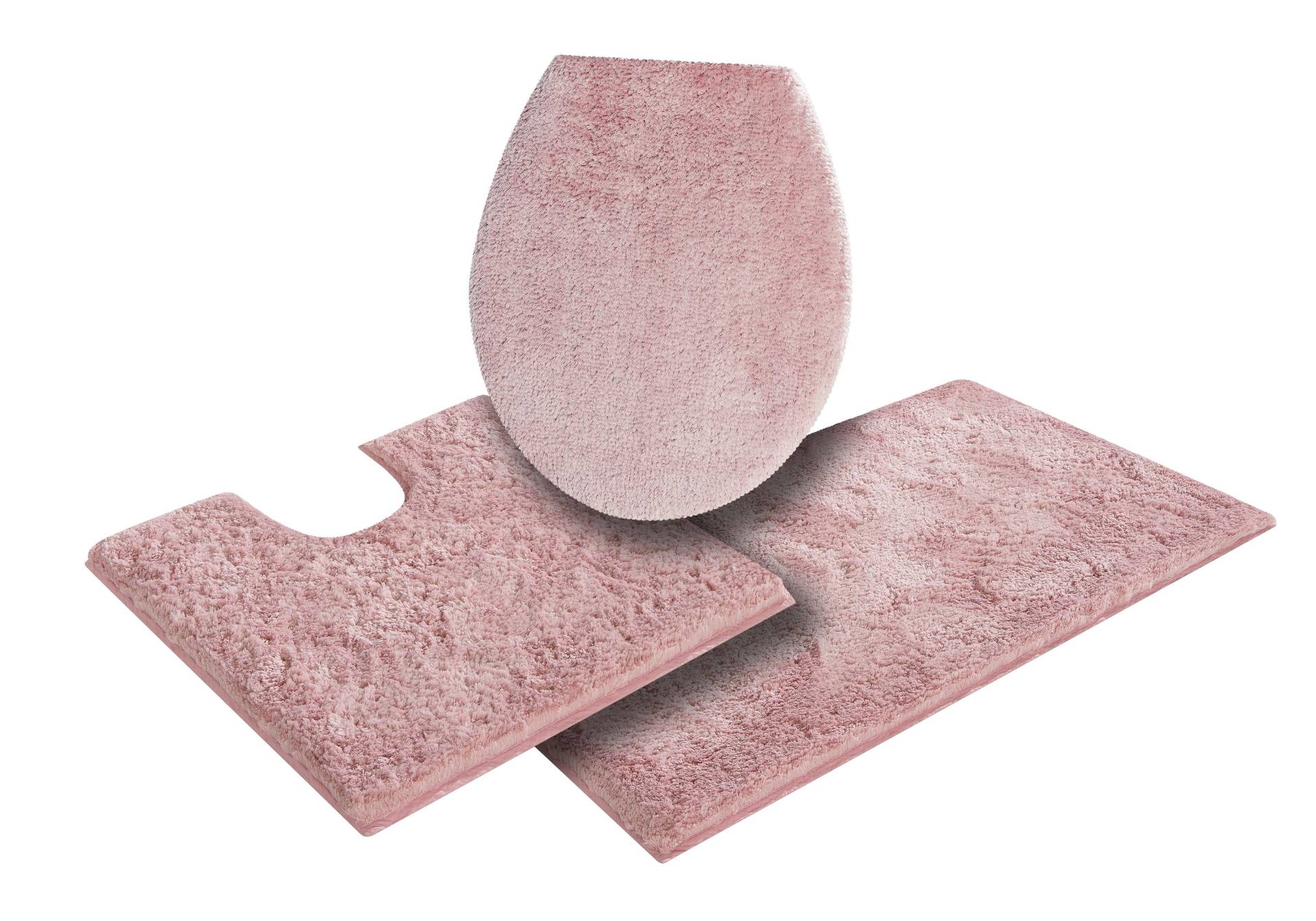 my home Badematte »Jos, Badvorleger, Badezimmer Teppich«, rutschhemmend beschichtet, fussbodenheizungsgeeignet-schnell trocknend, Badematten in Pastell-Farben, Badteppich als 3 teiliges Set erhältlich my home Badematte »Jos, Badvorleger, Badezimmer Teppich«, rutschhemmend beschichtet, fussbodenheizungsgeeignet-schnell trocknend, Badematten in Pastell-Farben, Badteppich als 3 teiliges Set erhältlich von My Home