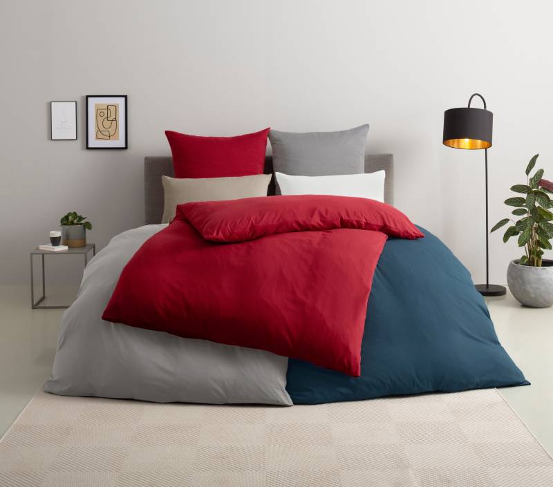 my home Bettwäsche »Desner«, Premium Qualität, 100 % Polyester, sehr weich, uni, ab 135x200 cm von My Home