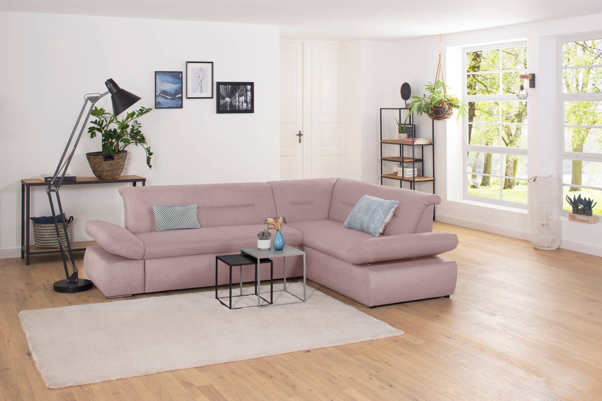 INOSIGN Ecksofa »Avesa«, Wahlweise mit Arm- und Bettfunktion, B/T/H: 275/211/80 cm von INOSIGN