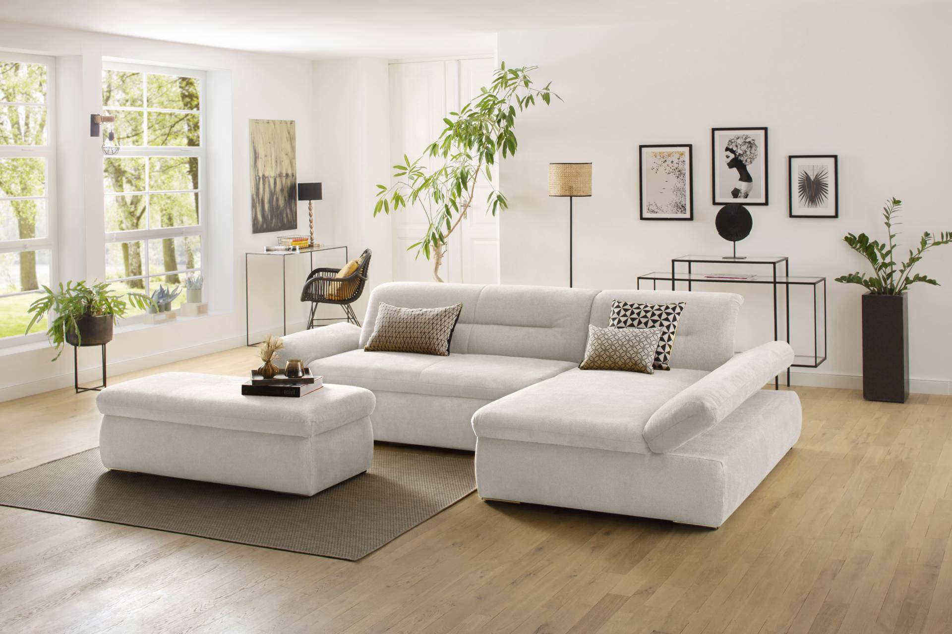INOSIGN Ecksofa »Avesa L-Form«, Wahlweise mit Armteilvertsellung und Bettfunktion, B/T/H: 300/172/80cm INOSIGN Ecksofa »Avesa L-Form«, Wahlweise mit Armteilvertsellung und Bettfunktion, B/T/H: 300/172/80cm von INOSIGN