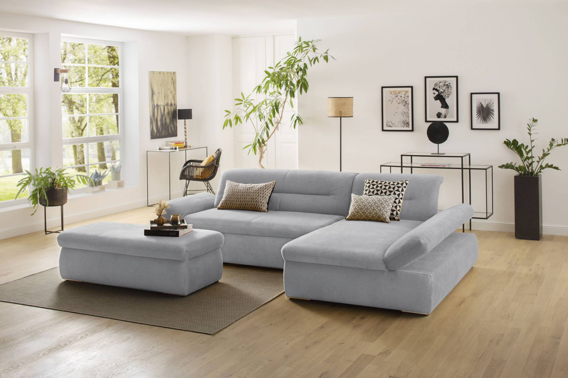 INOSIGN Ecksofa »Avesa L-Form«, Wahlweise mit Armteilvertsellung und Bettfunktion, B/T/H: 300/172/80cm INOSIGN Ecksofa »Avesa L-Form«, Wahlweise mit Armteilvertsellung und Bettfunktion, B/T/H: 300/172/80cm von INOSIGN