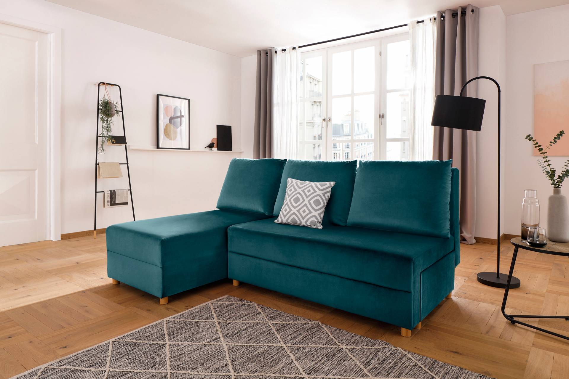 INOSIGN Ecksofa »Mick L-Form«, Longchair links/rechts montierbar, wahlweise mit Bettfunktion von INOSIGN