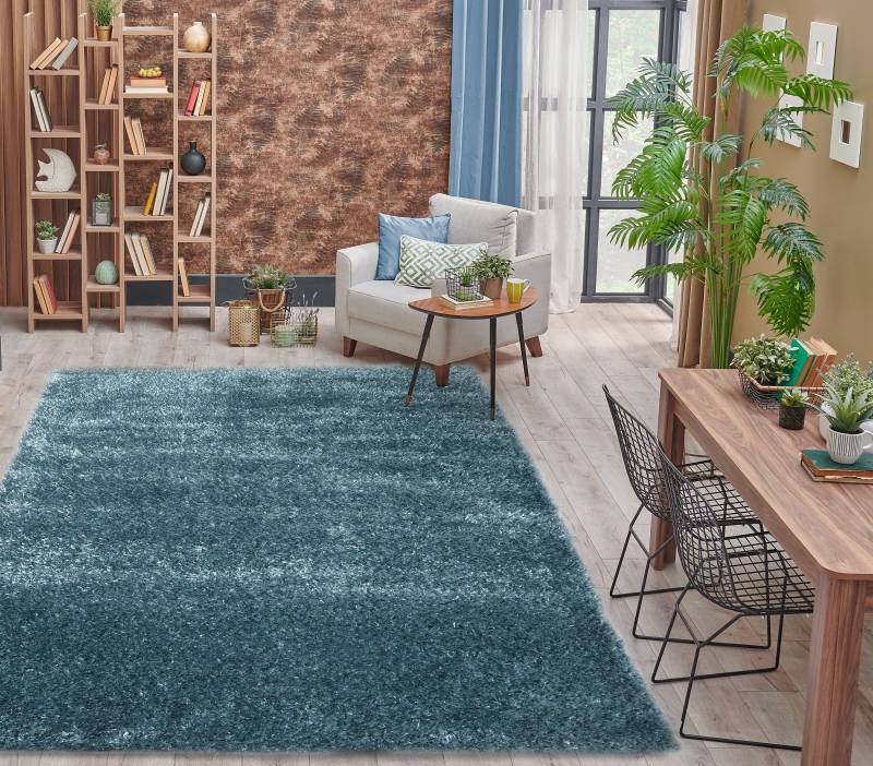 my home Hochflor-Teppich »Senara«, rechteckig, 50 mm Höhe, Läufer, weich, Shaggy, uni, idealer Teppich Wohnzimmer, Schlafzimmer von My Home