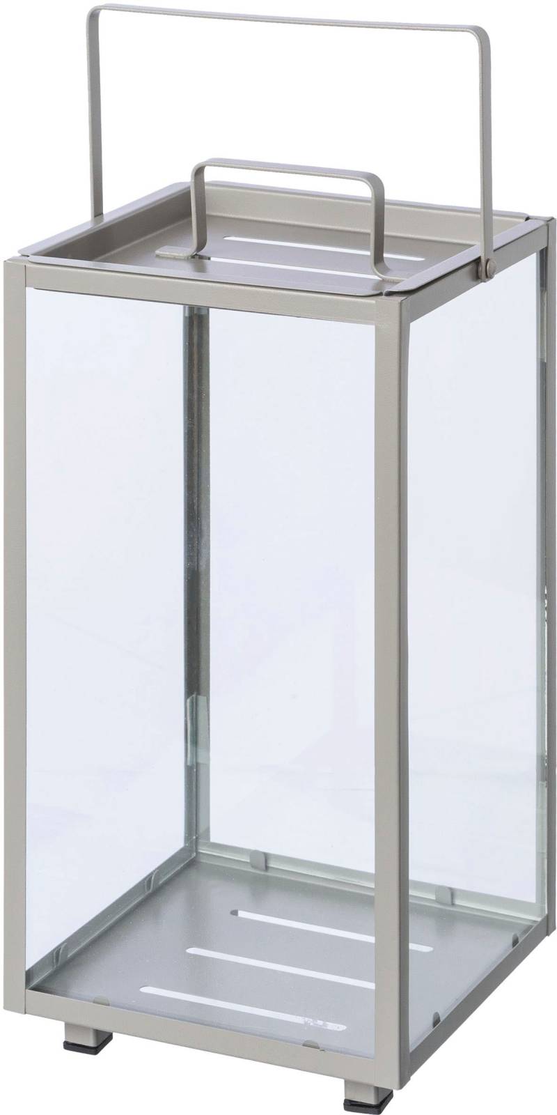my home Kerzenlaterne »Anela, Stumpenkerzenhalter«, (Set, 2 St.), Kerzenhalter aus Metall und Glas von My Home