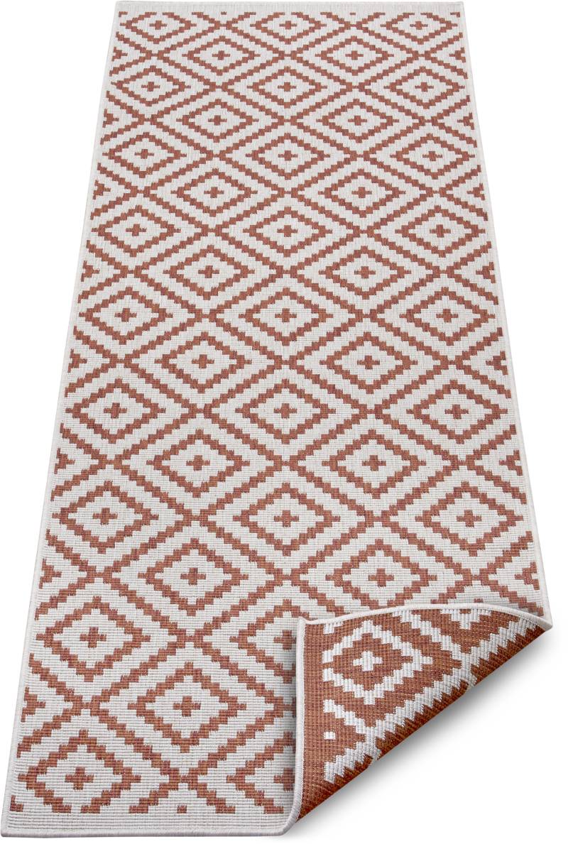 my home Läufer »Ronda Wendeteppich«, rechteckig, 5 mm Höhe, Sisal-Optik, Flachgewebe, In- und Outdoor, geometrisches Boho Design von My Home