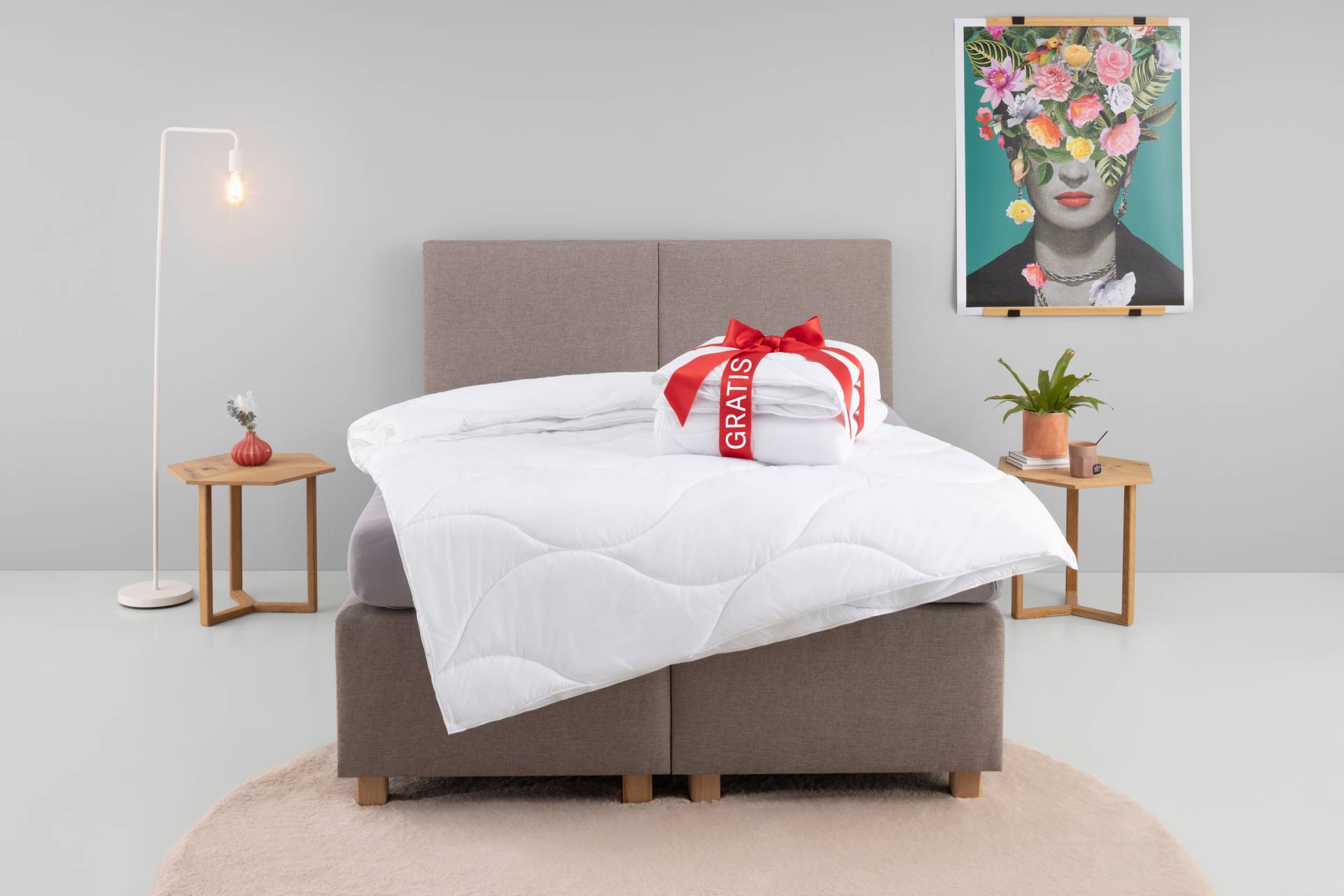 my home Microfaserbettdecke »Caelan, kaufe eine Decke - erhalte die 2. Decke gratis!«, 4-Jahreszeiten, Füllung 100% Polyester, Bezug 100% Polyester, (1 St.) von My Home