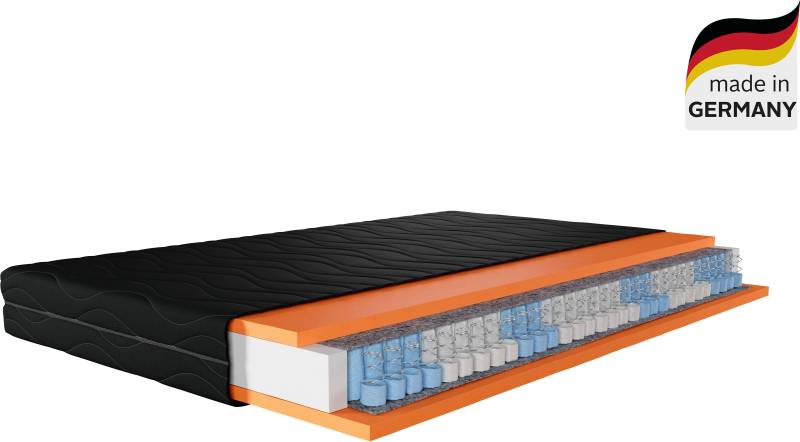 my home Taschenfederkernmatratze »Black Diamond Comfort«, 500 Federn, (1 St.) von My Home