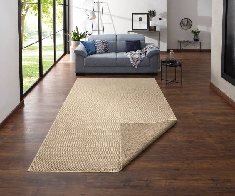 my home Teppich »Rhodos, In-und Outdoor geeignet«, rechteckig, 3 mm Höhe, Sisal-Optik, Wetterfest & UV-beständig, Wohnzimmer, Balkon, Camping von My Home