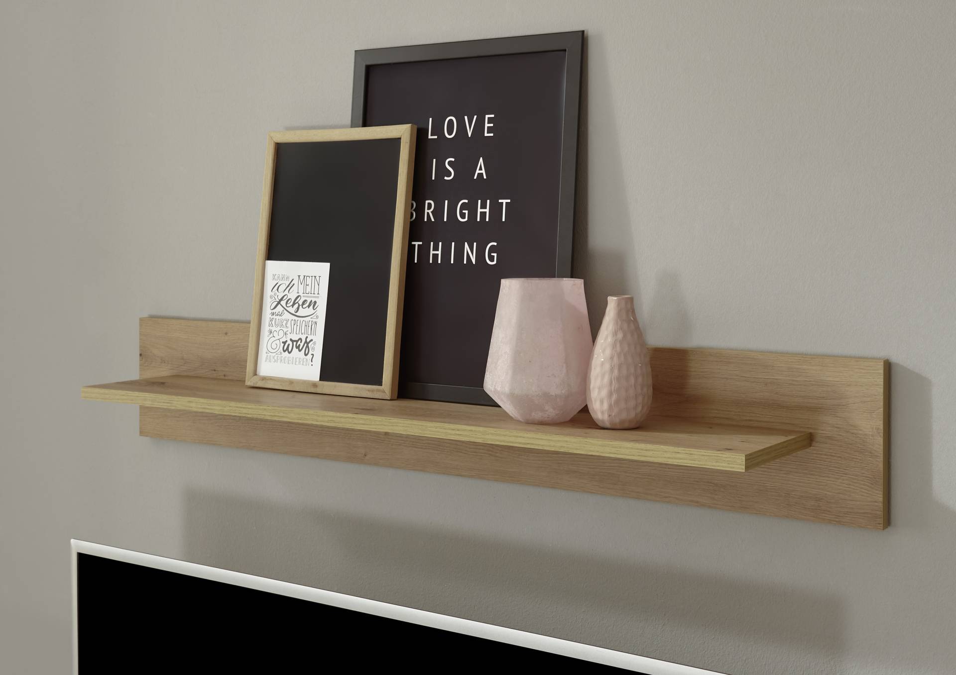 INOSIGN Wandregal »Torge, Wandboard, Wandhalter, Hängeregal, Dekoregal«, (1 St.), skandinavisches Design, Ablagefläche, für kleine Räume, Breite 107 cm INOSIGN Wandregal »Torge, Wandboard, Wandhalter, Hängeregal, Dekoregal«, (1 St.), skandinavisches Design, Ablagefläche, für kleine Räume, Breite 107 cm von INOSIGN